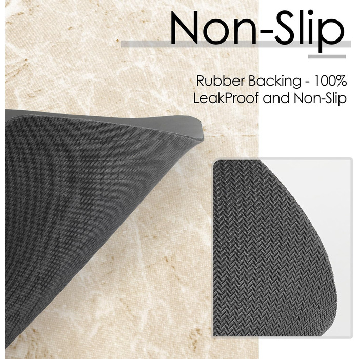 Килимок для годування собак та котів ThinkPet 60x40 см, силіконовий, неслизький, водонепроникний, сірий