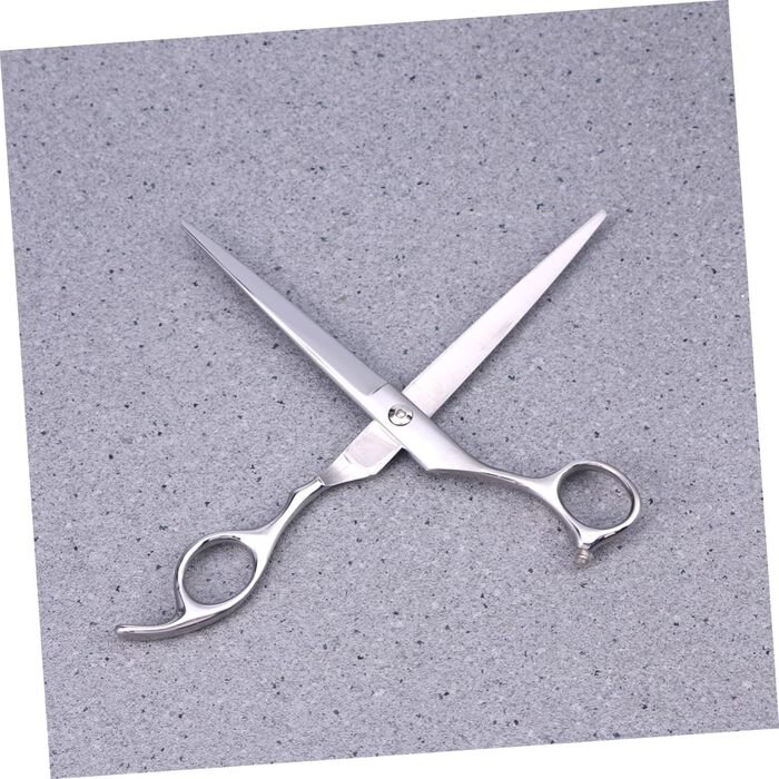 Ножиці для грумінгу собак та котів, безпечні, ергономічні, срібні. Розмір 1