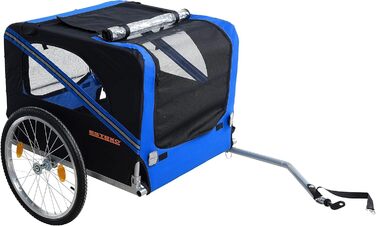 Причіп для велосипеда ESTEXO для тварин: собак, котів, інших домашніх улюбленців (Блакитний)