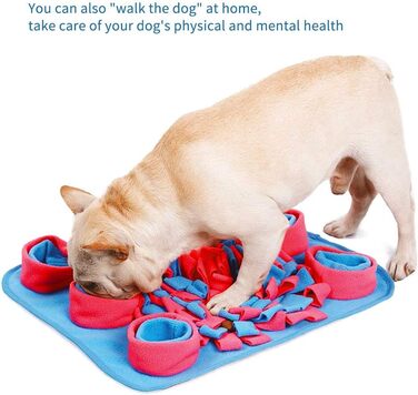 Килимок для собак Snuffle Matte, 42x42 см, рожевий. Тренування нюху, миття, складання. Безпечний, для ігор та годування