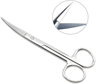 Ножиці для грумінгу тварин з нержавіючої сталі з прямим та вигнутим лезом, ергономічні ручки, для професійного грумінгу та домашнього використання