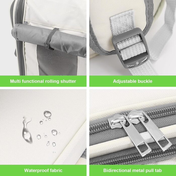 Рюкзак для кота та маленьких собак з вентиляцією, безпечною лінійкою та килимком для тварин