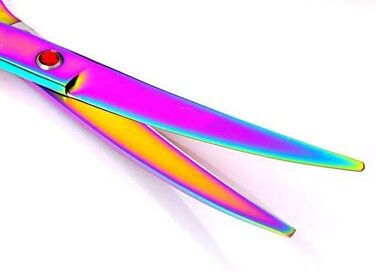 Професійні ножиці для собак 7 дюймів, набір 4 шт. (прямі, вигнуті, розріджувачі), чорний