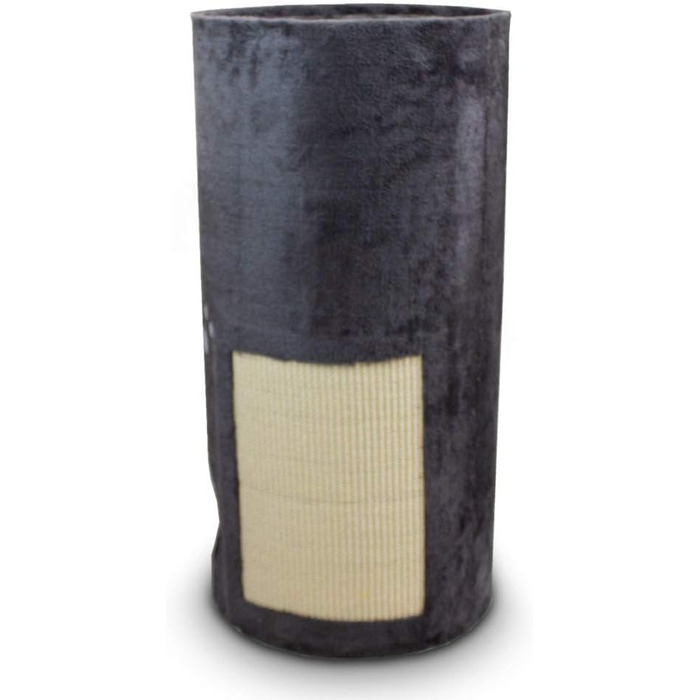 BITUXX® Кігтеточка для котів - кігтеточка-будиночок з плюшу та сизалю (78 см, сірий)