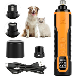 Електричний триммер для собак та котів 2 шт. з LED-дисплеєм та 5 швидкостями (M9)