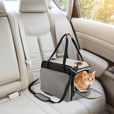 Сучасна переноска для собак та котів, водонепроникна, з регульованим ременем та безпечним кріпленням