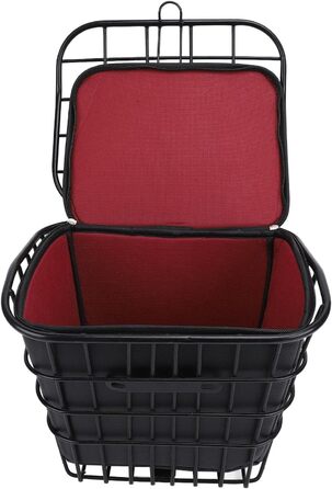 Металевий кошик на велосипед, спереду/ззаду, знімний кишеньковий відсік, кріплення на кермо, для собак, тварин, фруктів