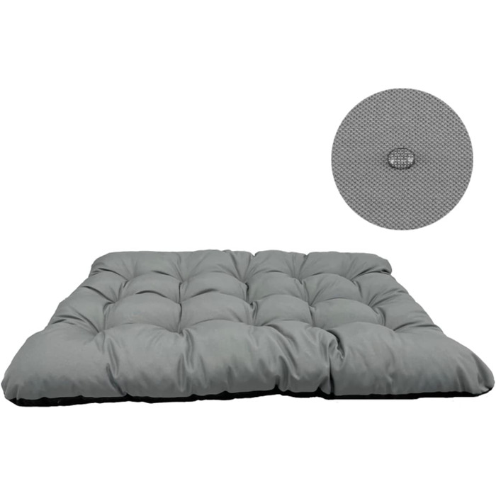 Килимок для собак KingDog Prestige: водовідштовхуючий, антиалергенний, 120x80 см, сірий