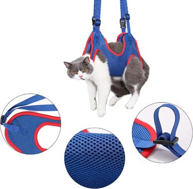 Гамак для грумінгу собак та котів, пристрій для стрижки нігтів, гамак для догляду за тваринами (M)