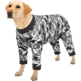 Комбінезон для собак після операції, для великих собак, камуфляж, XL (спинка 49 см, груди 71 см)