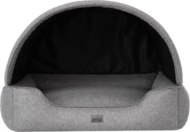 Кімната для собак, ліжко для собак та котів, хатинка для тварин, ліжко для домашніх тварин, будиночок для собак, лежанка для собак, диван для собак, кошик-софа, подушка для собак, місце для сну, графіт, 60x47 см