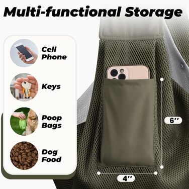 Сумка-переноска для собак та котів, армійний колір