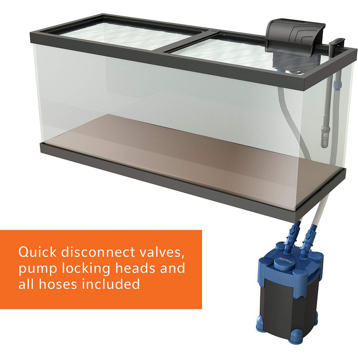 Фільтр для акваріума Aqueon QuietFlow Kanister, 100-150 галонів