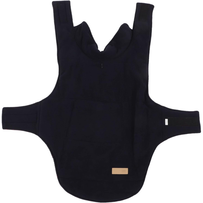 Водонепроникна вітрозахисна куртка для собак у клітку, тепла зимова жилетка для маленьких та середніх собак, м'яка одяг для домашніх тварин, блакитна (S, S)