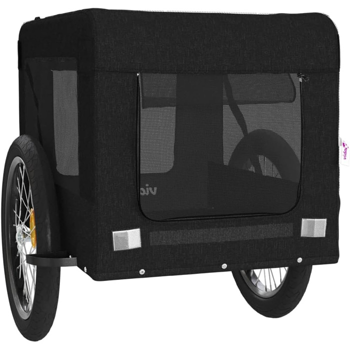 Причіп для велосипеда Gecheer: вантажний, для собак, чорний, Oxford-Gewebe, 68.5 x 135 x 73.5 см