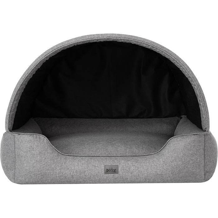 Кімната для собак, ліжко для собак та котів, хатинка для тварин, ліжко для домашніх тварин, будиночок для собак, лежанка для собак, диван для собак, кошик-софа, подушка для собак, місце для сну, графіт, 60x47 см