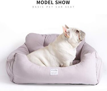 Підвищення для собак в авто Aidou, автокрісло для собак, котів, лежанка для тварин в авто та вдома (Сірий)