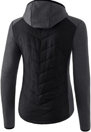 Еріма: Степлекова куртка для жінок (чорний, 40) + жіночі спортивні штани/шльопки