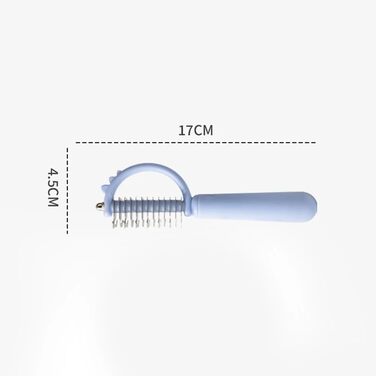 Щітка для собак, інструмент для догляду за шерстю, синя. Ефективна щітка для собак, що забезпечує догляд за шерстю.