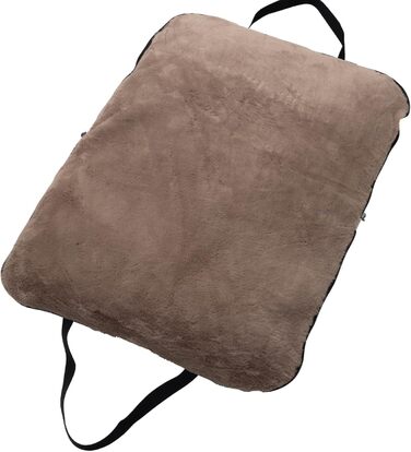 Ортопедичне собаче ліжко для подорожей – зручне та сертифіковане (OekoTex, GSR) – коричневе, розмір L