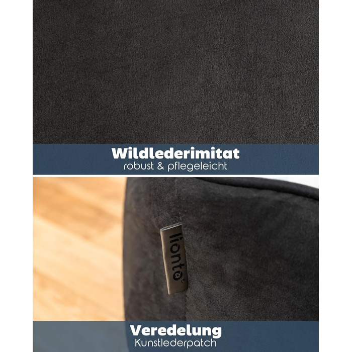 Килимок-ліжко для собак Lionto 2-в-1 з комфортним входом, чорний/сірий, 110x80 см