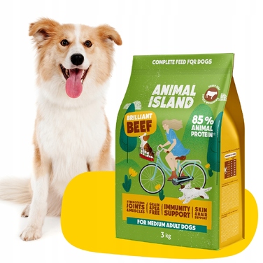 Сухий корм для собак Animal Island Brilliant Beef з яловичиною, 3 кг