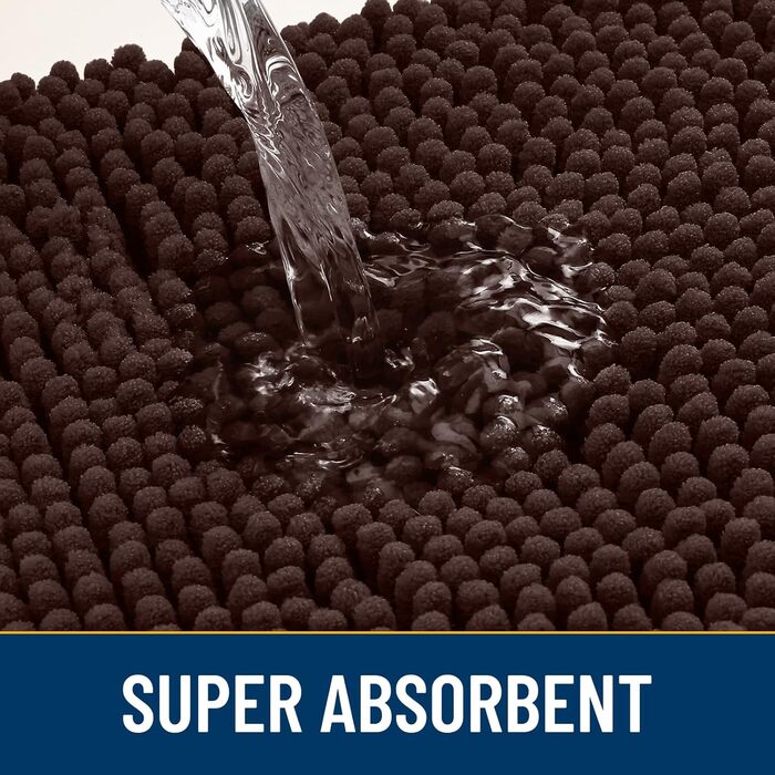 Килимок-підстилка для собак Smiry, ультрам'який, неслизький, миючий, швидковисихаючий, з джерсі, для великих, середніх та маленьких собак, Колір: Коричневий, Розмір: 122 x 76 x 3 см