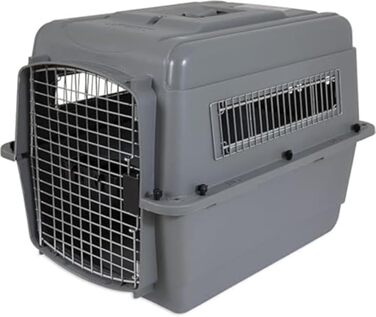 Переноска для собак Petmate Sky Kennel 28 сіра, 71×52×54 см, пластикова