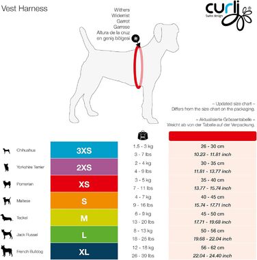 Шлейка для собак з D-подібною пряжкою, чорна, розмір M, mit curli