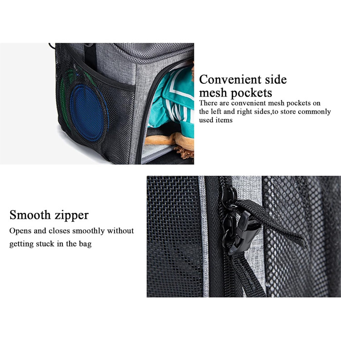 Фаркоп для велосипеда YRTUOP для собак | Транспортна сумка з аксесуарами, дихаюча, для відпочинку на пляжі, походах у гори та кемпінгу