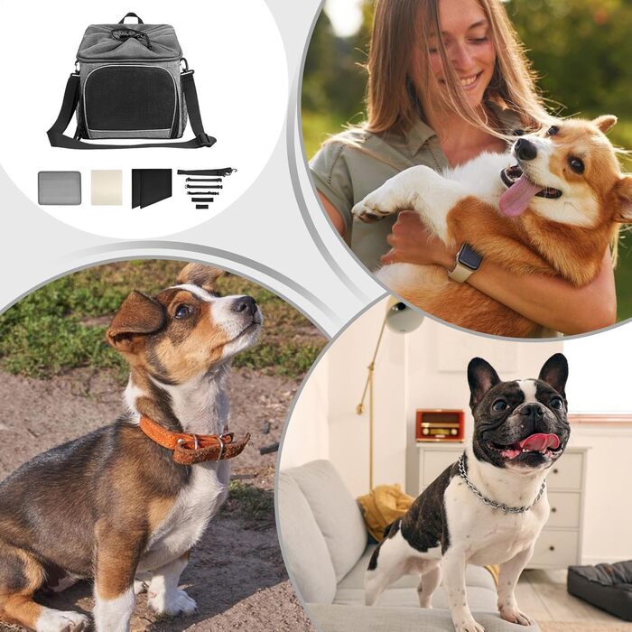 Фронтальний кошик для велосипеда з собакою, переноска для домашніх тварин (собаки, коти), велосипедний кошик для подорожей, пригод, кемпінгу, дихаюча конструкція для маленьких собак