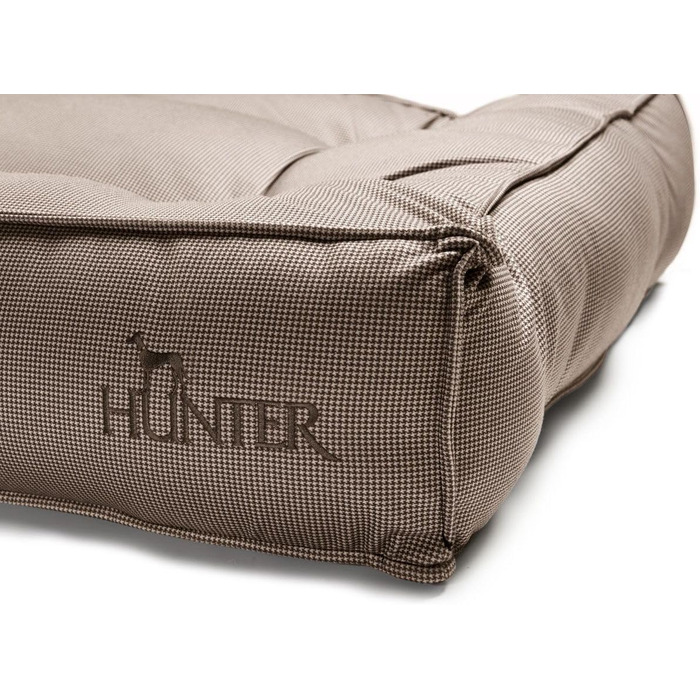 Лягушкове ліжко для собак HUNTER Lancaster, степене, з візерунком, м'яко стьобане (колір коричневий, XL)