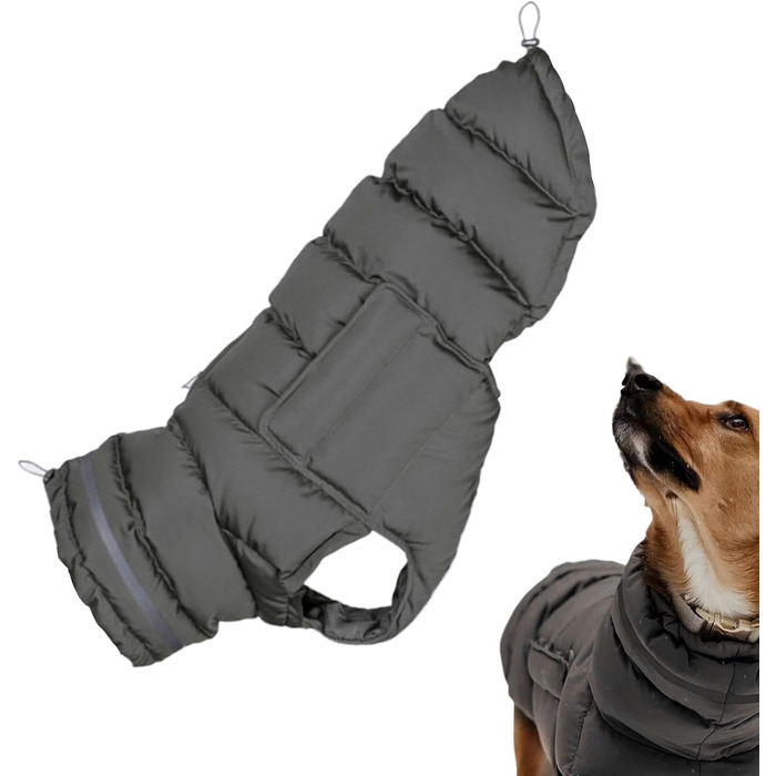 Водонепроникна куртка для собак на зиму - теплий захист від снігу та дощу | Аксесуари для собак, тепла зимова одіяння