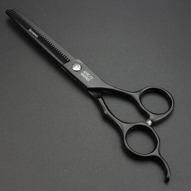 Набір професійних ножиць для грумінгу тварин 7 дюймів (3 шт.) з японської сталі 440C, вигнуті та розріджуючі (фіолетовий)