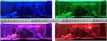 Декоративне RGB-освітлення для акваріума, 2 x 30 см