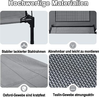 Крісло-будиночок для собак великих порід до 50 кг, 92x76x92 см (XL)