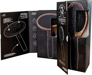 Кardер для собак Croci Barbershop: видаляє підшерсток, розплутує, з нержавіючою сталлю, для всіх типів шерсті