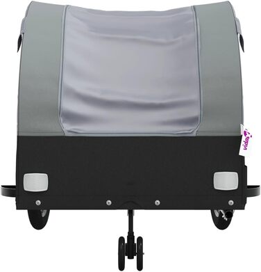 Причіп для велосипеда, вантажний, чорний та сірий, 45 кг, для покупок, подорожей, велосипедних прогулянок