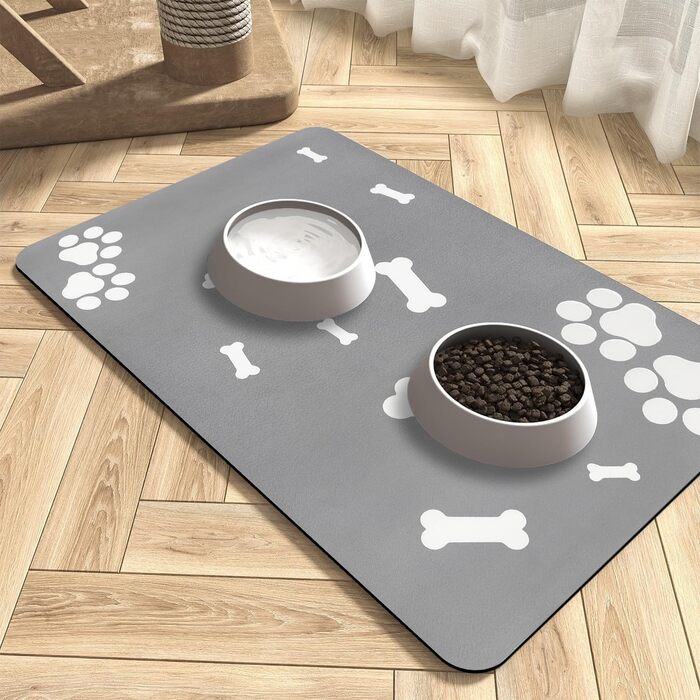 Килимок для собак та котів Lurowo, швидковисихаючий, надпоглинутий, миючий, з антиковзаючим покриттям, 40 x 60 см, дизайн 