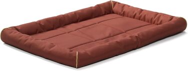 Лягальня для собак Midwest Homes for Pets QuietTime MAXX розмір M/L, цегляного кольору, з водо- та запахонезахистом, м'яким бортиком та антиковзною основою. Підходить для кліток 91 см. (104 x 9 x 69 см)