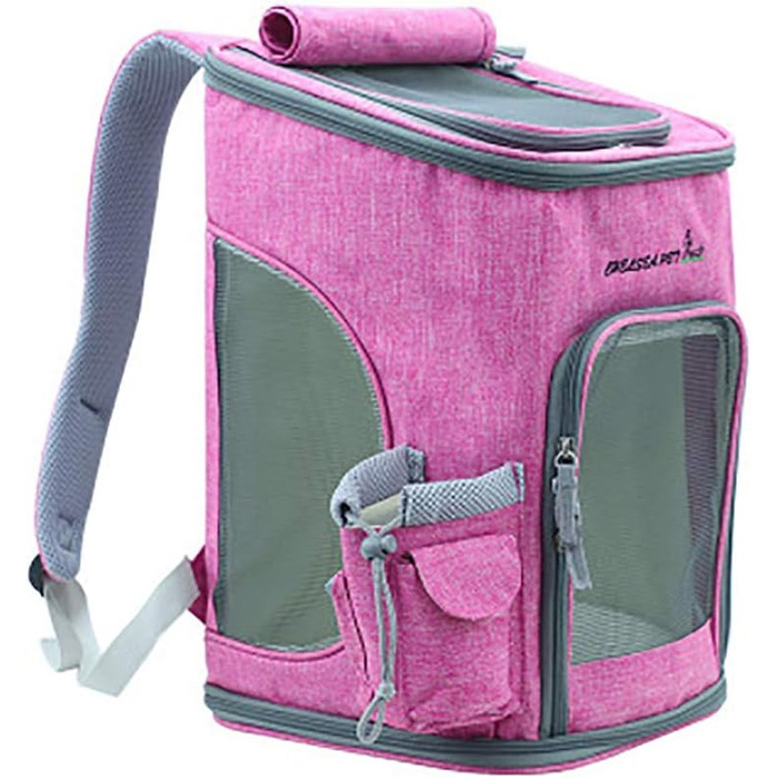 Рюкзак для тварин Outdoor: рюкзак для собак та котів (рожевий)