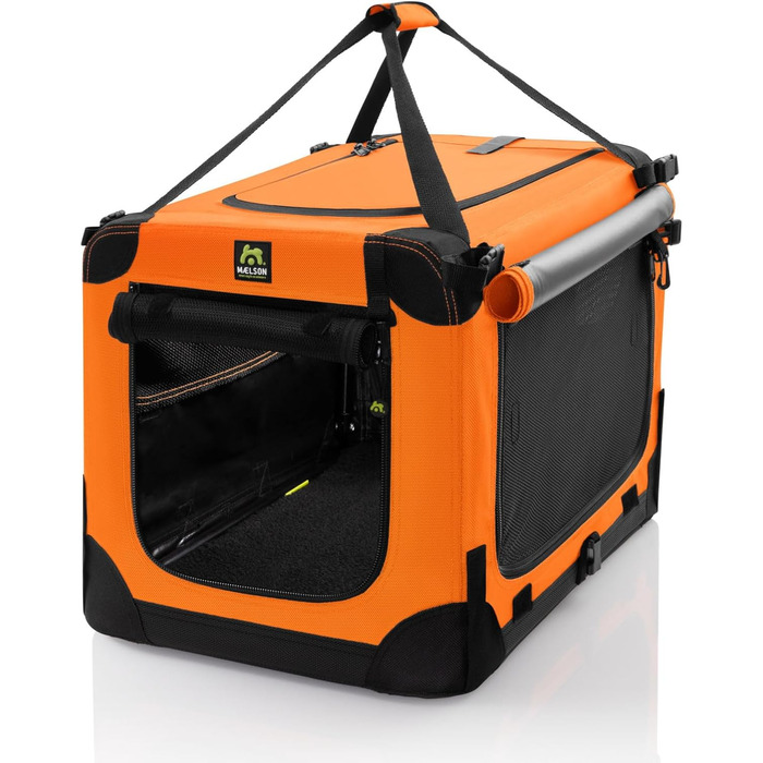 Maelson Soft Kennel Neon-Orange: М'яка переноска для собак, 62 см, Neon-Orange