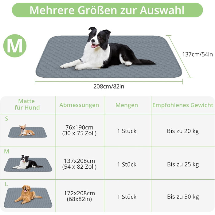 Водонепроникний коврик для собак, 137x208 см. Міцний килимок для тварин, антиковзаюча, багаторазова, можна прати в пральній машині. Захист для дивану, ліжка, автокрісла. Темно-сірий колір.
