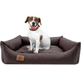 Крісло-лежанка для собак та котів Odol-Plu, 90x60 см, водонепроникне, коричневе