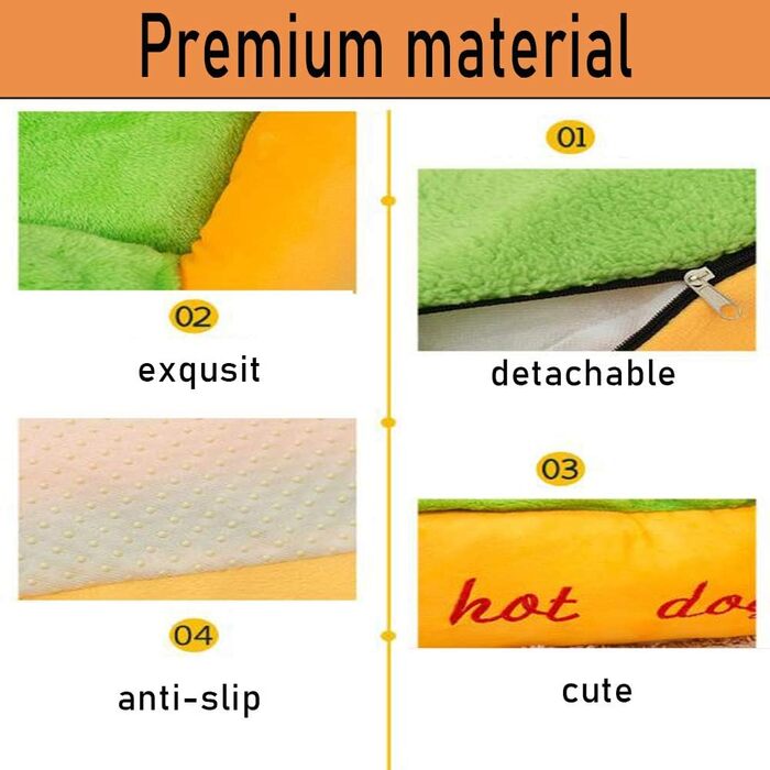 Ортопедичне ліжко для собак Коргі, зручне, з пам'яті ефекту, антистрес, кошик з плетіння, L 50 x 40 x 18 см