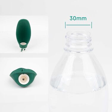 Портативна поїлка для собак emmi-pet 580 мл, дорожня пляшка для води для малих і великих собак, 30 мм, для прогулянок, подорожей, туризму