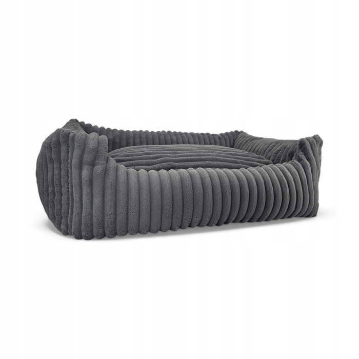 Плюшевий диван для собак Odol, сірий, 95 см x 75 см