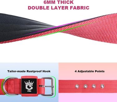 Тактичне обгортання для собак TSPRO, міцне обгортання з металевою застібкою, ширина 3,8 см, регульоване та товсте для середніх та великих собак (Жовтий M), розмір M-H (регульоване 40-48 см), Жовтий