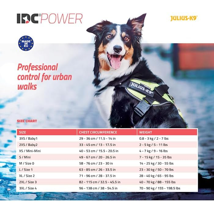 Шлея для собак IDC Power, розмір XL/2, з прапором США