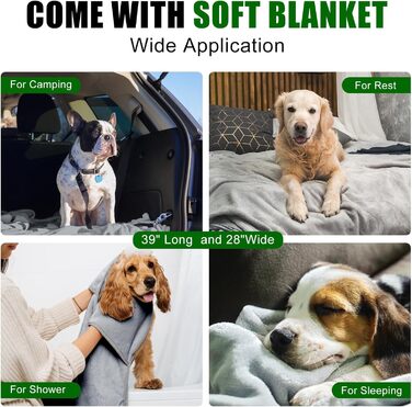 Рампа для собак у автомобіль, 170 см, складана, з антиковзким покриттям, для легкових автомобілів, позашляховиків, вантажівок (170 * 44 см)